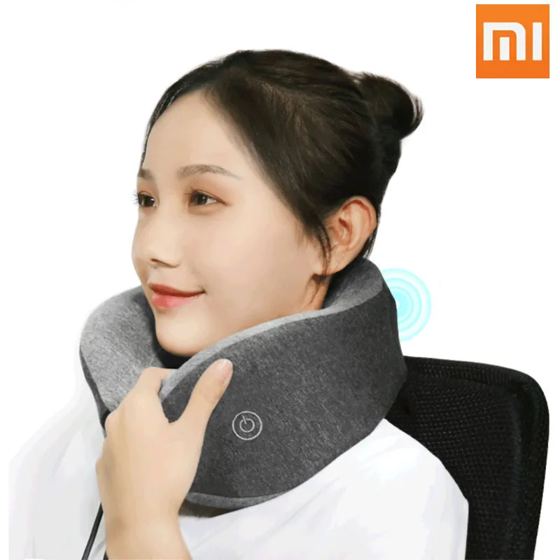 Xiaomi Mijia LF Массажная подушка для шеи Расслабляющая мышечная терапия массажер подушка для сна для офиса/дома и путешествий для подарка на день рождения