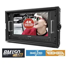 Lilliput BM150-12G 15," 3840*2160 12G SDI 4 K монитор переносный широковещательный монитор 4 K HDMI TALLY для камеры, 12G-SDI одноканальный