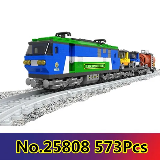 

Model building kits compatible with lego city train rail 011 3D blocks Educational model building toys hobbies for children