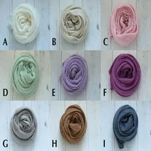 Растягивающийся тканевый мохеровый Пеленальный кокон для малышей, реквизит для детской обмотки, многослойная ткань для новорожденных, кокон для новорожденных, Пеленальное Одеяло, реквизит