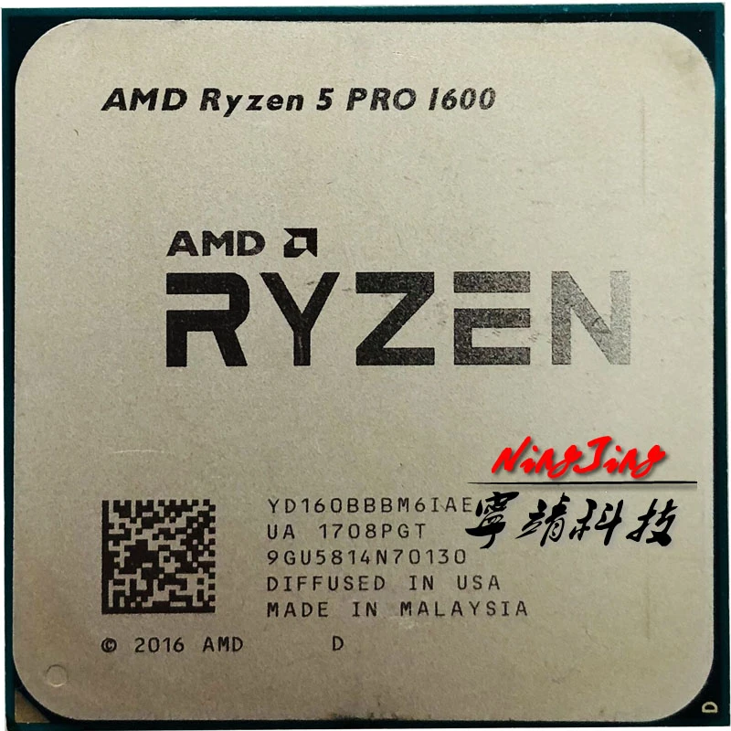 Amd Ryzen 5 Pro 1600 R5 1600 3 2 Ghz Six Core Cpu Processor Yd160bbbm6iae Socket Am4 Cpus Aliexpress