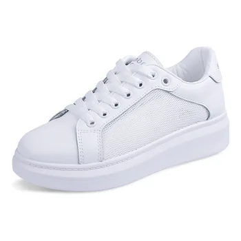 

Spring 2019 new Korean version of Joker flat white shoes mesh shoes