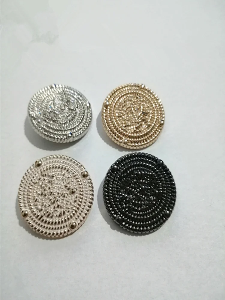 

1 lot=5 pieces high-grade logo metal buttons Garment accessories plating buttons cc5
