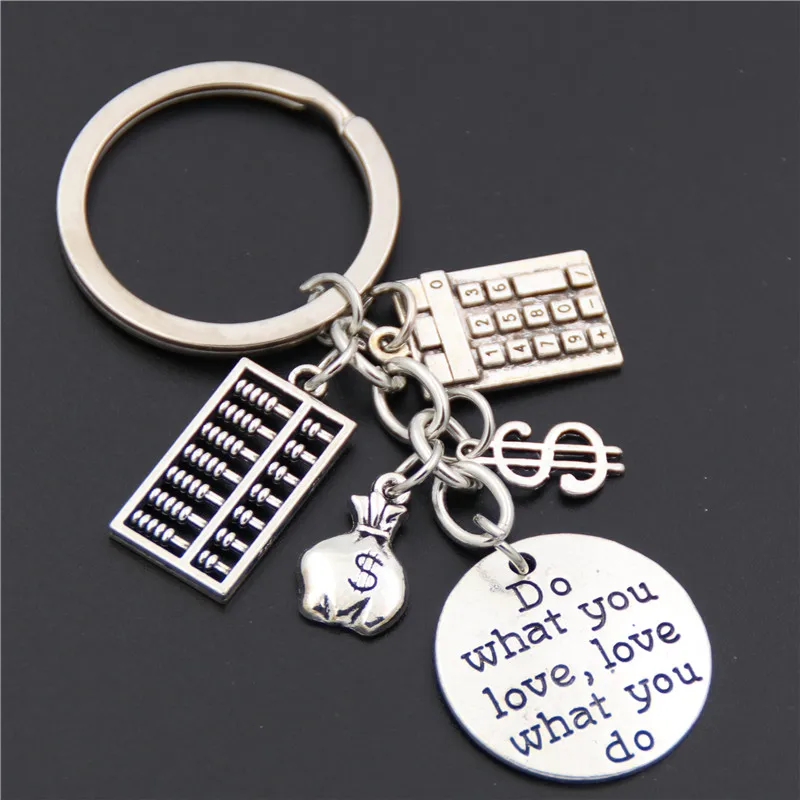 1 шт. Серебристый Брелок для ключей сделай что ты любишь|key ring key chain|key chainring chain |