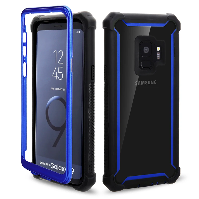 

360 Protection Armor Case for Samsung Galaxy S8 S9 Plus Note 9 8 Rugged Bumper Clear Cover Cases for Samsung S10 Lite Plus