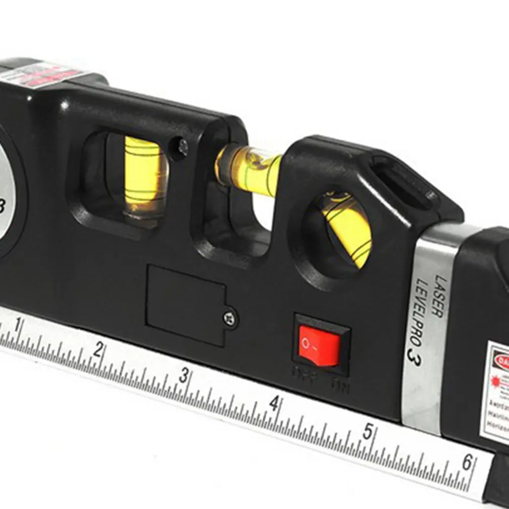 

4 in 1 Infrared Laser Level Cross Line Laser Multipurpose Level Laser Horizon Vertical Spirit Level Tool