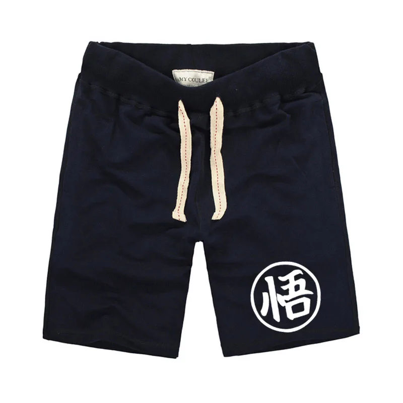 Мужские шорты, комбинезон с принтом Dragon Ball Z, костюм Vegeta, повседневные летние новые пляжные шорты для мужчин, шорты Goku GUI KAME, 7 цветов - Цвет: item02 - navy blue