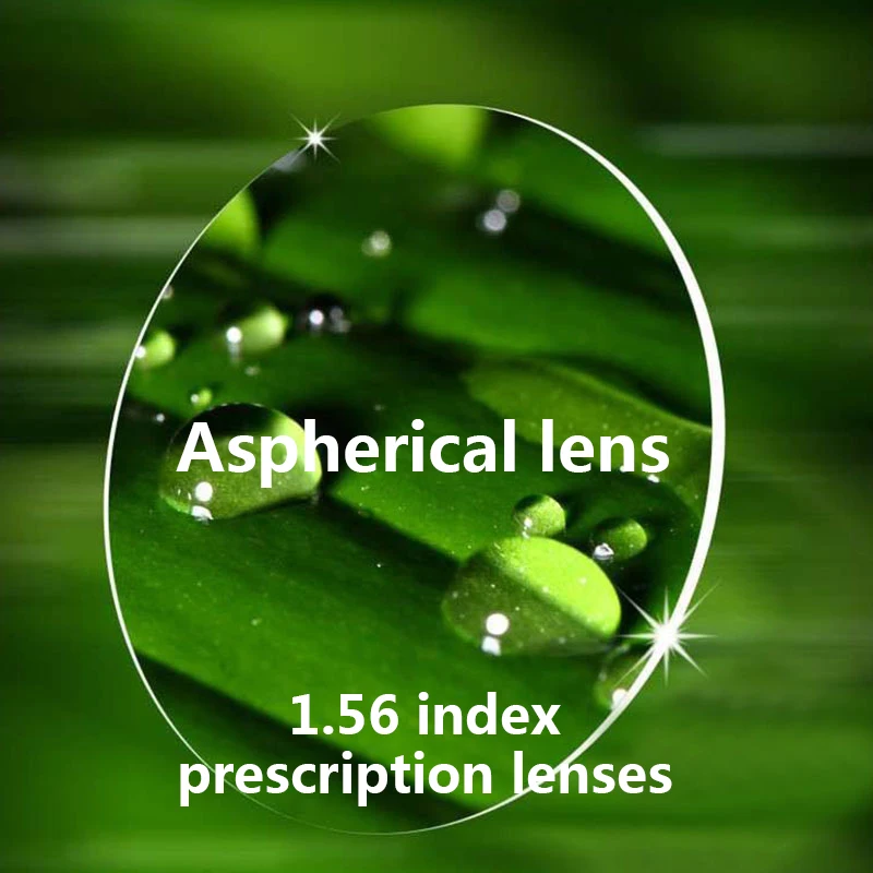 Высокое качество 1,56 рефракционный индекс прозрачные линзы глаза оптические очки настроить от близорукости, по рецепту линзы