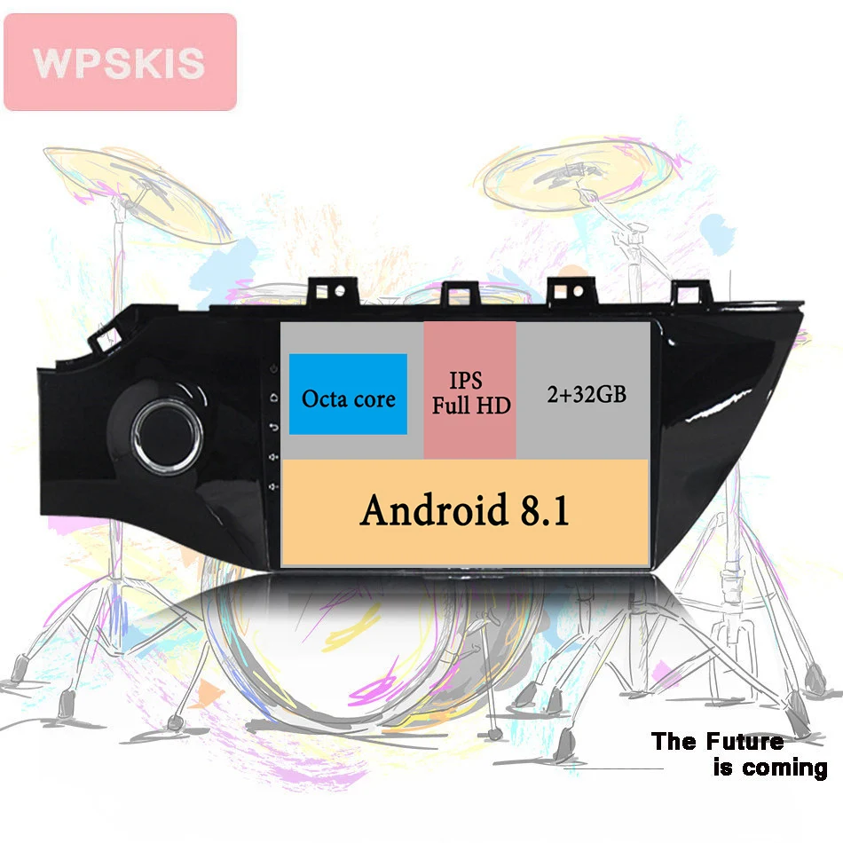 Sale 2 din Car radio IPS for 2017 2018 Kia K2 Octa Core Android 9.0 car dvd player GPS navigation with 2G RAM 32G ROM Headunit 10.1" 0