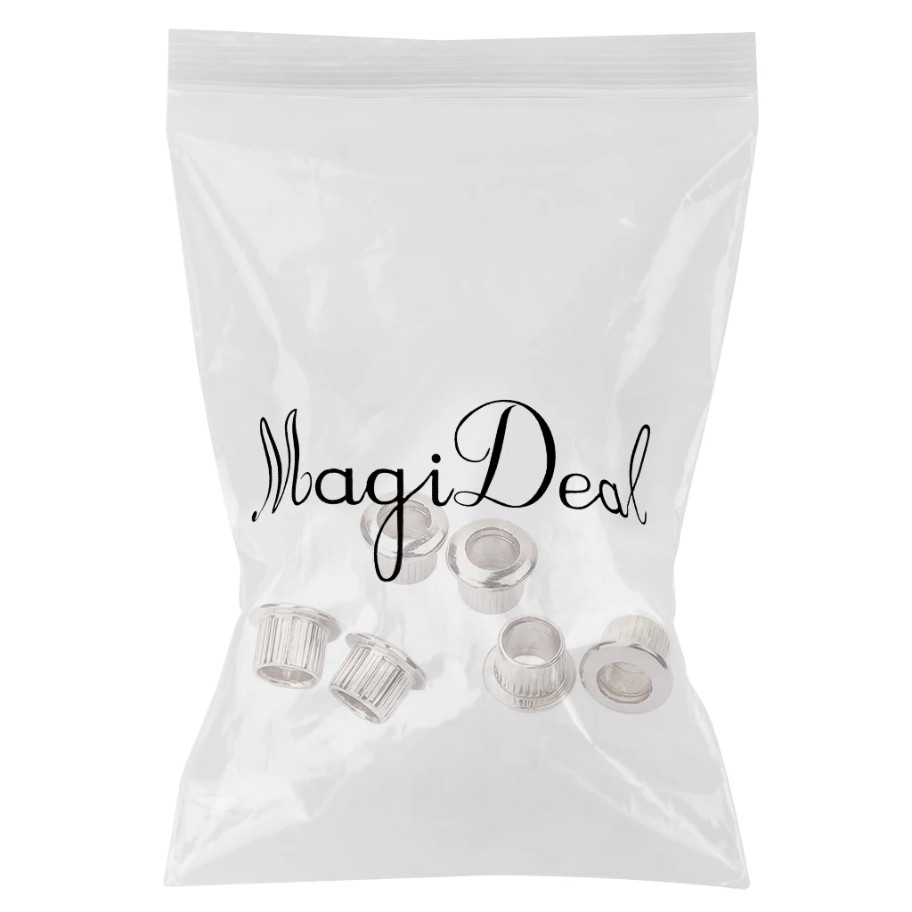 8mm Vintage Guitar Machine Head Tuning Peg Tuner Bushings Adapter Ferrules Guitar Parts for installing Vintage tuning keys