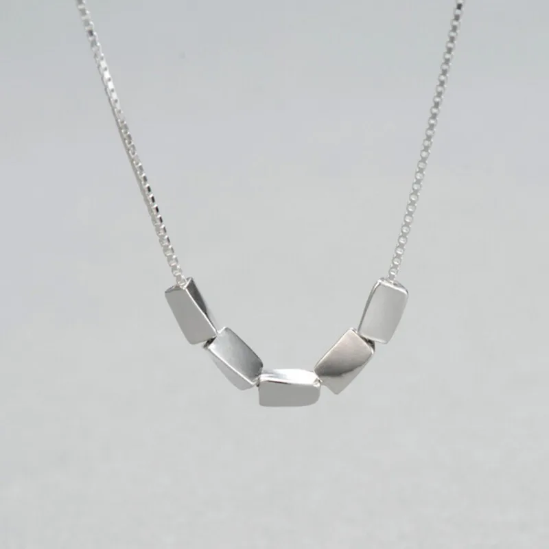 Simple 925 Sterling Silver Exquisite Multiple Geometric Triangles