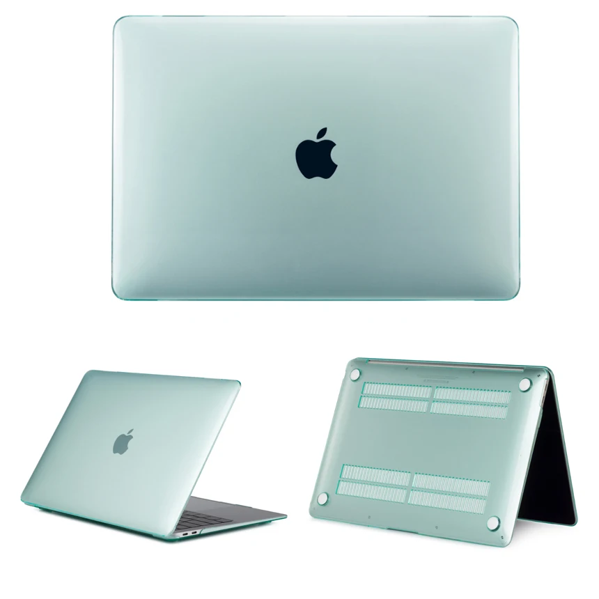 Solid Coque For Macbook Pro 13 2018 2017 Laptop Case A1706 A1989 Clear Transparent Hard PVC for Macbook Pro 13 2018 Hard Cover   (7)