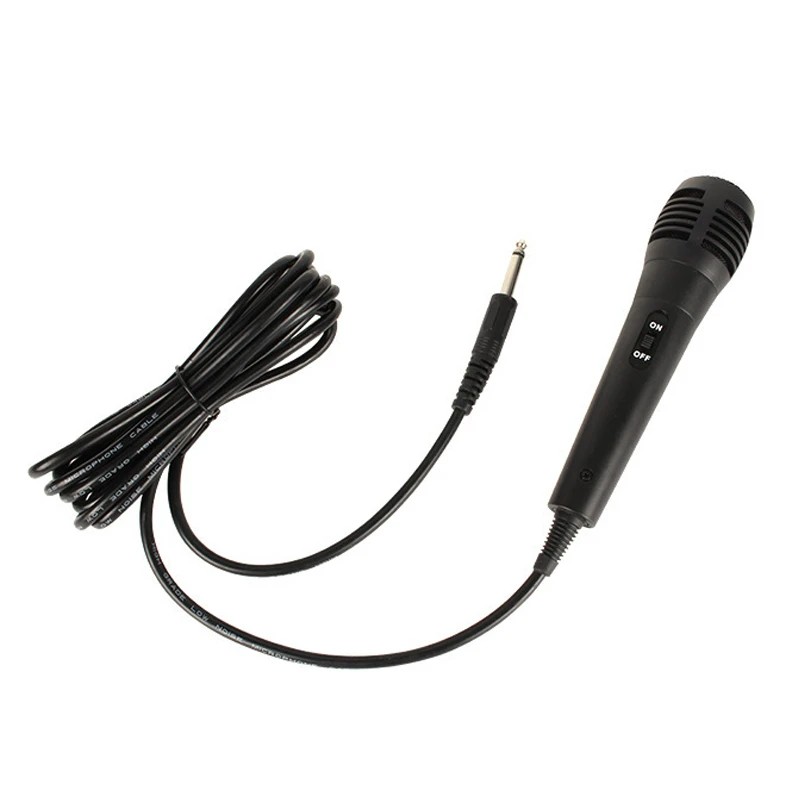 Microphone à bobine mobile filaire, pour levier d'amplificateur, son  domestique KTV, faible distorsion, pour dispositif à trou de micro de 6.5mm  | AliExpress