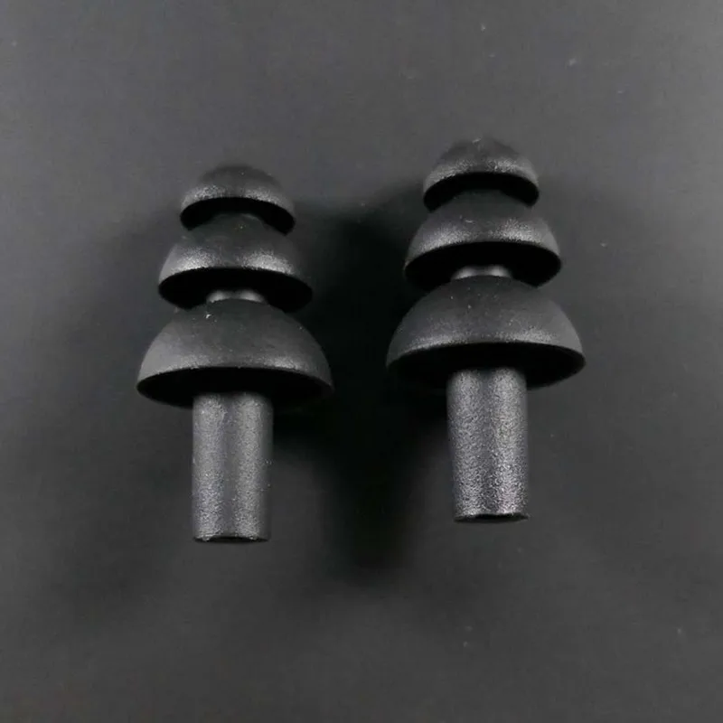 100 pairs Swimming earplugs waterproof silicone ear plugs wholesale water sports drifting Swimming training Earplugs for Adult