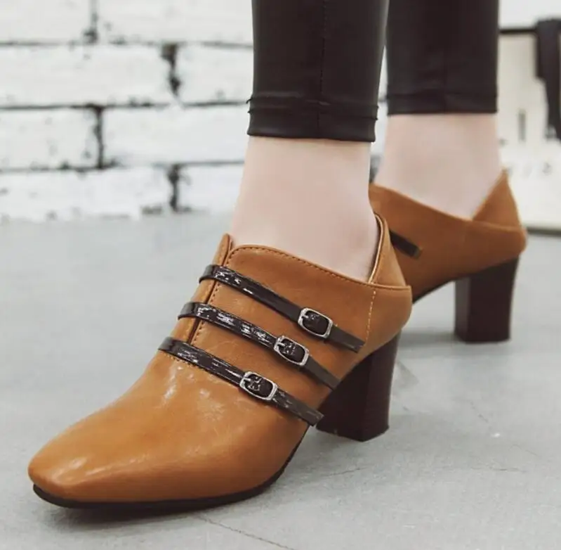 Женская офисная обувь chaussure femme женские туфли лодочки на не сужающемся книзу