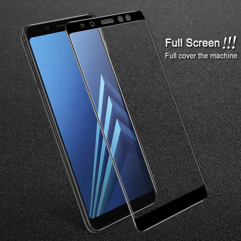 Для Samsung Galaxy A8 плюс 2018 Экран протектор IMAK Pro + Полное покрытие закаленное Стекло