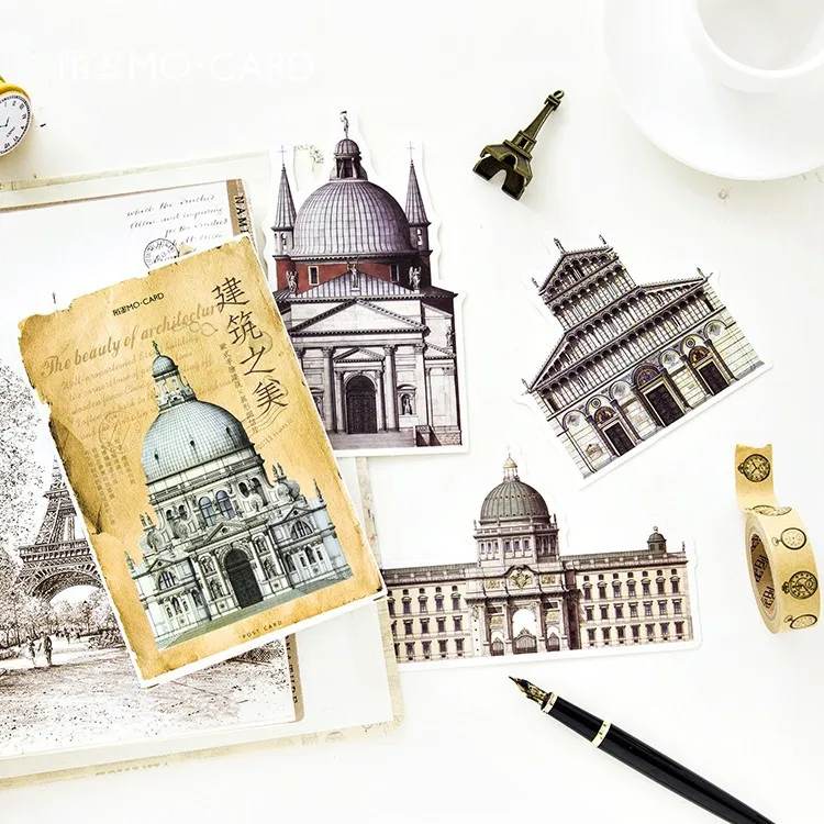 

30 sheets/Set Creative Retro European scenery Postcard /Greeting Card/Message Card/Christmas and New Year gifts