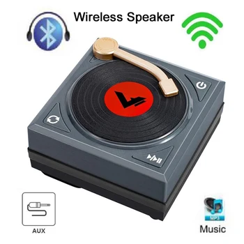 

Portable Bluetooth Speaker 5W Powerful wireless Speaker Stereo Music Surround hi-fi Boxes Computer Speakers Support AUX Input