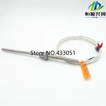 RTD Pt1000 датчик зонда L 100 мм Трубная резьба Витворта, Трубная резьба США 1/2 ''резьба с проводом