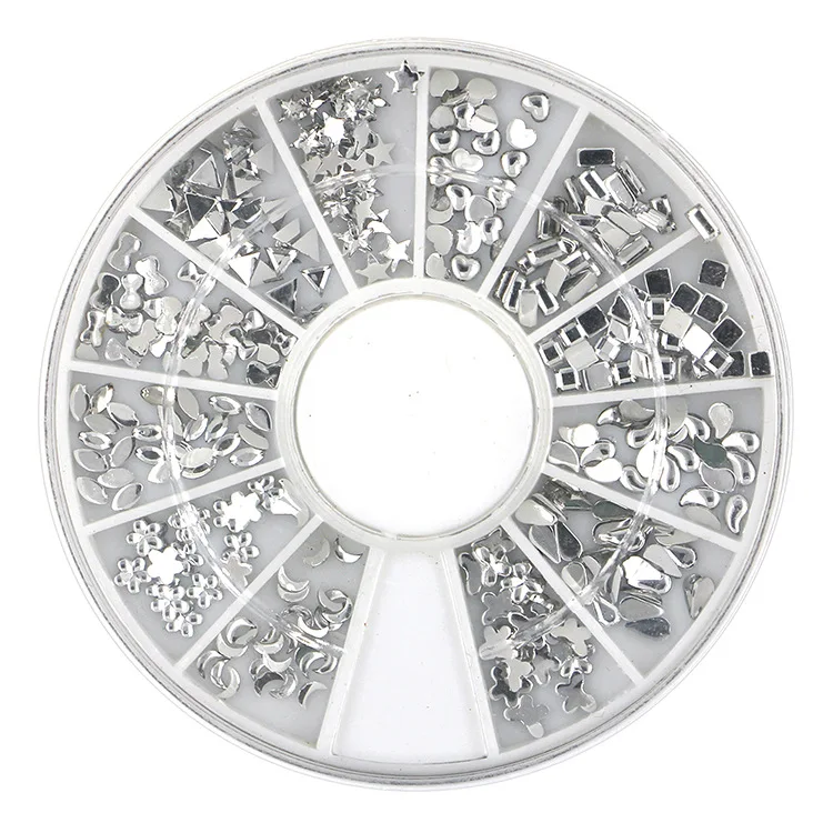 Разнообразные индивидуальные смешанные белые полимерные пластины для маникюра