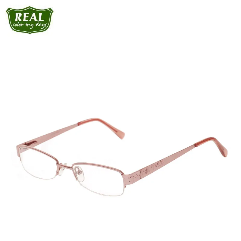 

REAL Fashion Retro Small Lens Metal Glasses Frame Read Glasses Women Glasses Optical Glass Prescription Rectangular Myopia Glass