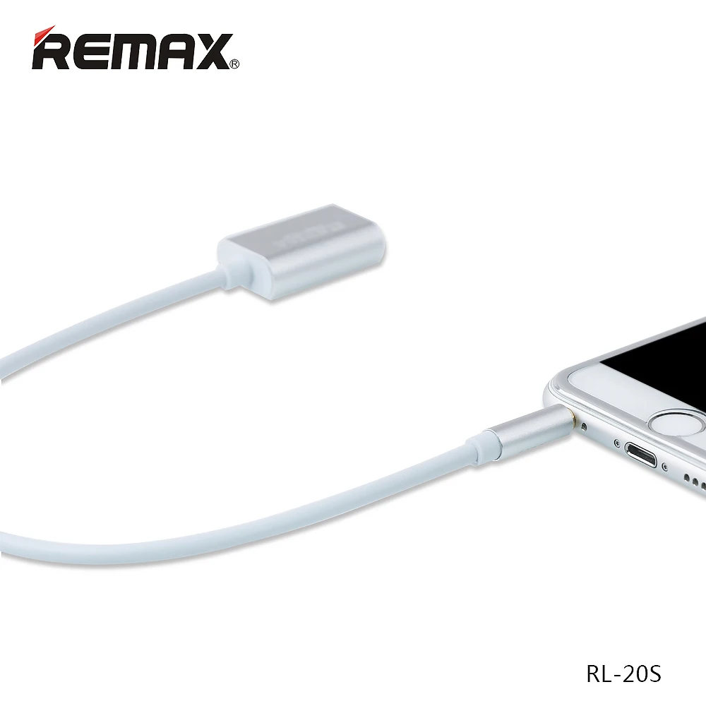 Оригинал Remax RL S20 3.5 мм 1 Мужской до 2 Женский PlugAudio AUX Splitter Кабель Адаптер Для