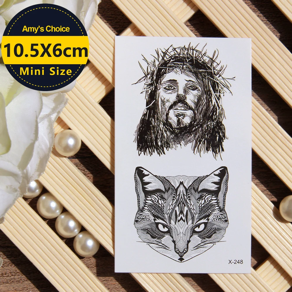 Тату наклейка с короной шипов хной водостойкая|tattoo henna|flash tattoo stickerswaterproof |