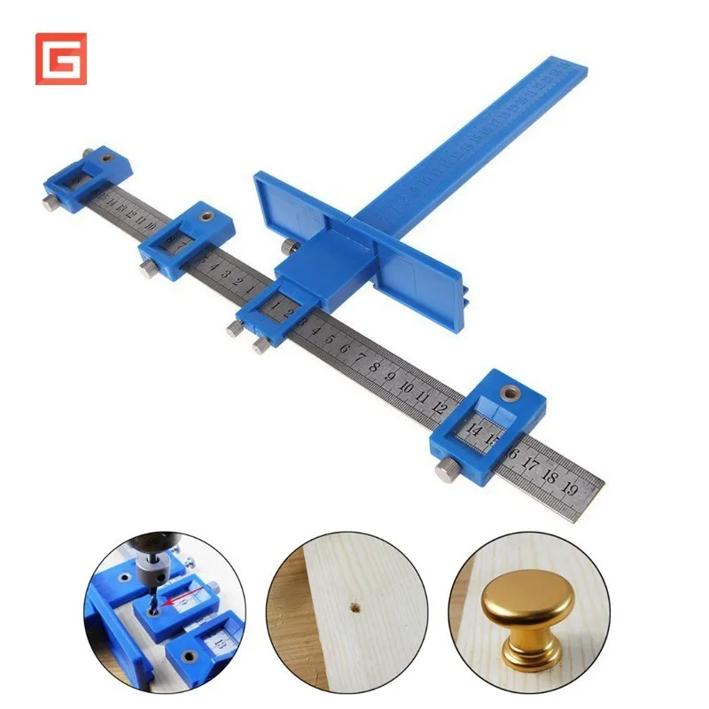 

Multi-function Adjustable Drill Punch Locator Furniture Woodworking Joinery Hand Tools Woodworking Drilling Dowelling Hole Saw