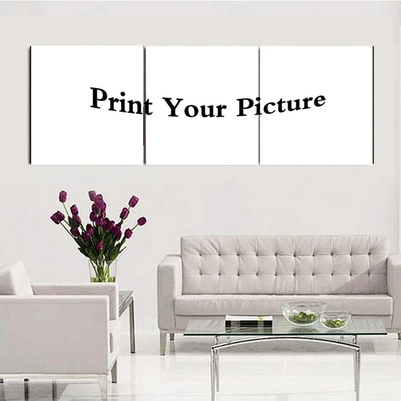 

Drop Shipping Custom Made Canvas Wall Art Picture Landscape Painting 3 Pieces Customized Modern Living Room Decorative PENGDA