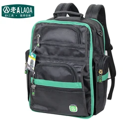 LAOA – sac à dos avec outils multifonctions pour électricien professionnel, sac de voyage épais de haute qualité 