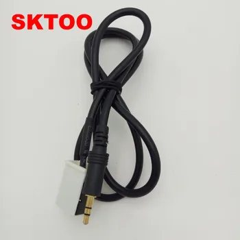 

SKTOO For Peugeot 207 307 308 607 Car RD4 Radio Aux Line in Cable MP3 Changer Audio Interface Adapter for Citroen C3 C4 C5 AUX
