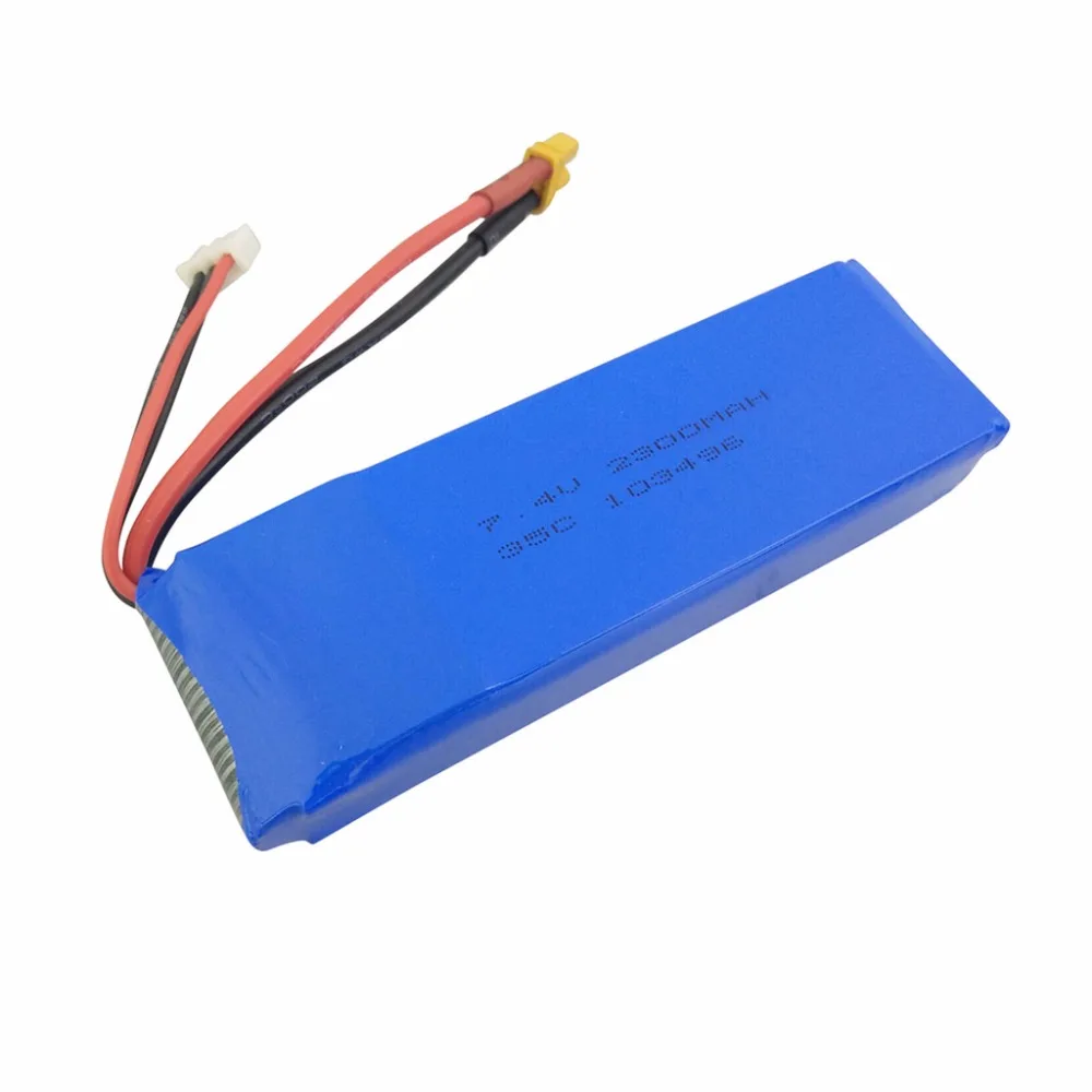 7 4 V 2300mAh литиевая батарея для MJX B6 B6W B6F B6FD B8 BUGS 6 8 бесщеточный Квадрокоптер