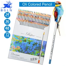 

Marco 72pcs Colored Pencil Painting Set lapis de cor Non-toxic Lead-free Oily Color Pencil Writing Pen Office & School Supplies