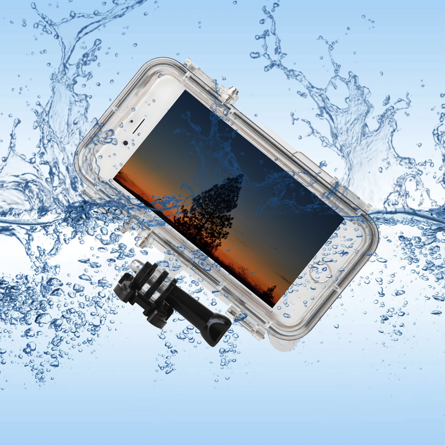 bilder für Besegad Outdoor Sports Wasserdichte Hülle Shell für iPhone 6 6 S 6 S 4,7 Zoll Gopro Go Pro mit 170 Kamera objektiv bilder für Besegad Outdoor Sports Wasserdichte Hülle Shell für iPhone 6 6 S 6 S 4,7 Zoll Gopro Go Pro mit 170 Kamera objektiv