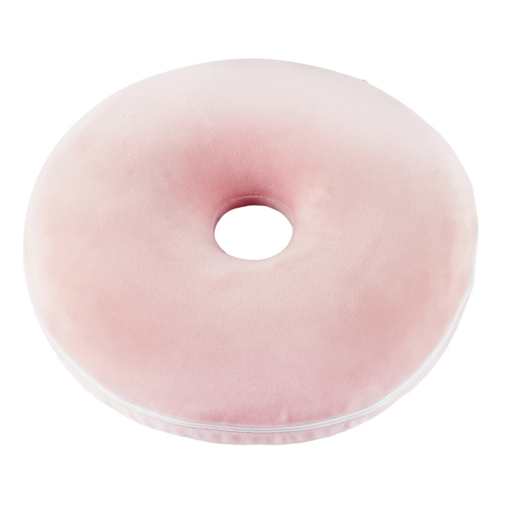 pink Urijk Memory Foam круглая подушка для сиденья мягкие подушки винтажные декоративные однотонные домашние офисная диванная подушка - Цвет: pink
