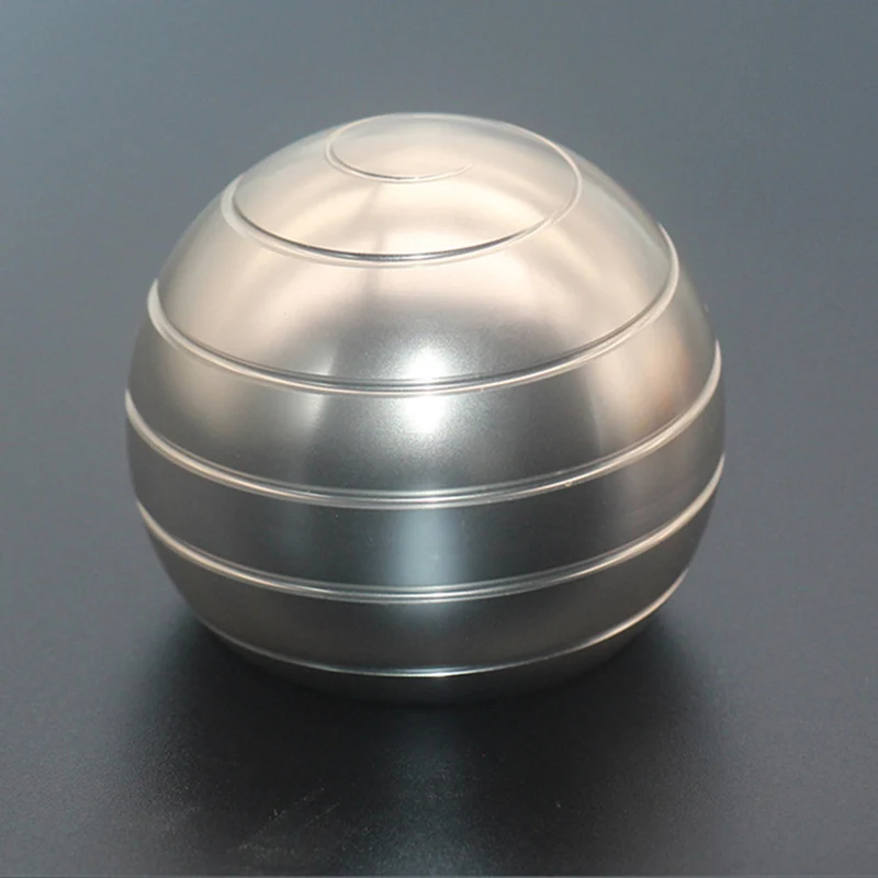 Desktop Stress Relief Toy Aluminum Alloy Decompression Hypnosis Rotary Gyro Adult Fingertip Toy Kinetic Round Metal 1 Desktop Stress Relief Toy Aluminum Alloy Decompression Hypnosis Rotary Gyro Adult Fingertip Toy Kinetic Round Metal 3