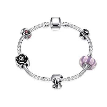 

Bracelet Fashion round shape silver bracelet PDRH020
