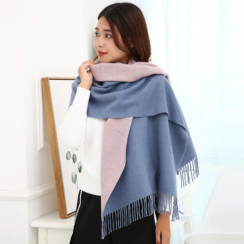 2018 sale long stream sushi cashmere material woman spell color scarf