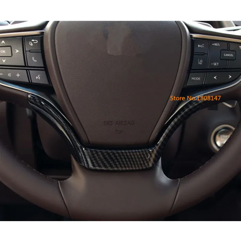 Для lexus es es200 es250 es300h es350 Автомобиль Обложка руль внутренний комплект для кнопки переключателя рамка панели лампа 1 шт