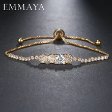 EMMAYA Высокое качество дизайн микро CZ Кристалл Золотой Цвет Браслет Модный австрийский Кристал ювелирные изделия для женщин оптом