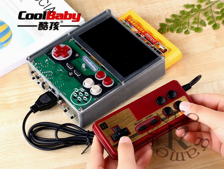 Новинка для coolbaby X7 4,3 дюймов 8-bit DIY ретро портативная игровая консоль портативные мини-видео игровые плееры