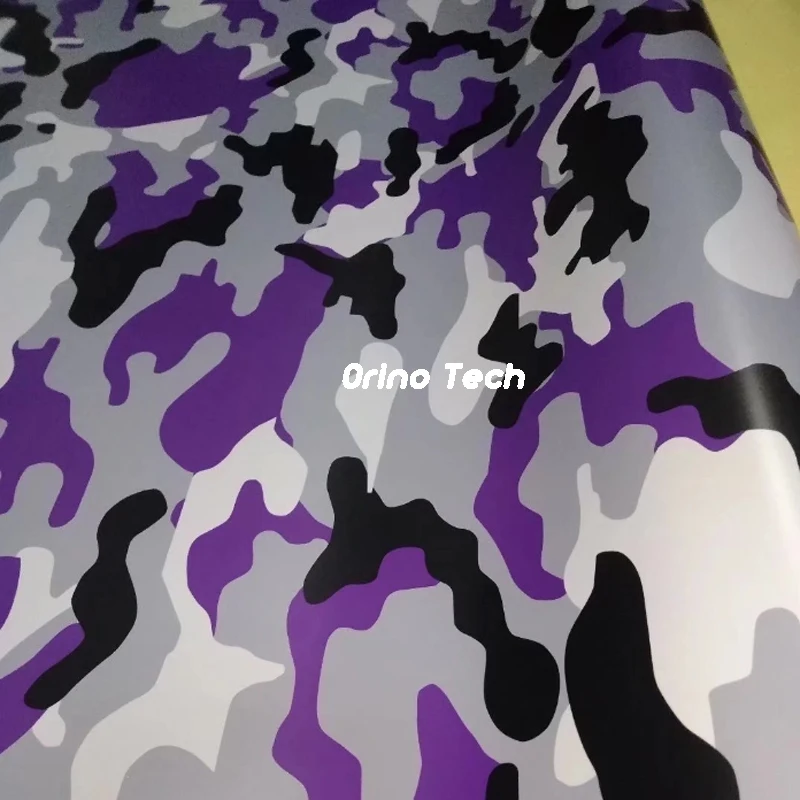 Black Purple Car Sticker Wrap-2