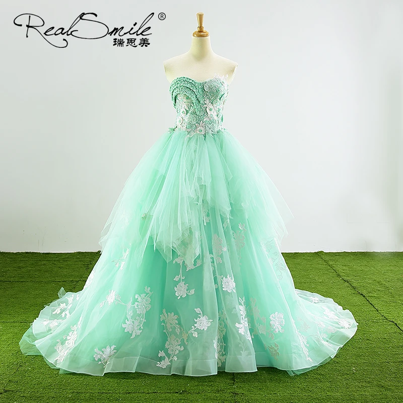 green princess dress
