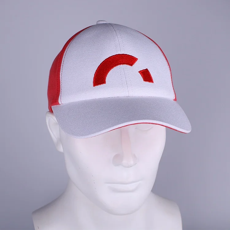 Anime Pocket Monster Cosplay Costumes Caps Pokemon Caps Baseball Ash Ketchum Halloween Party Prop (5)