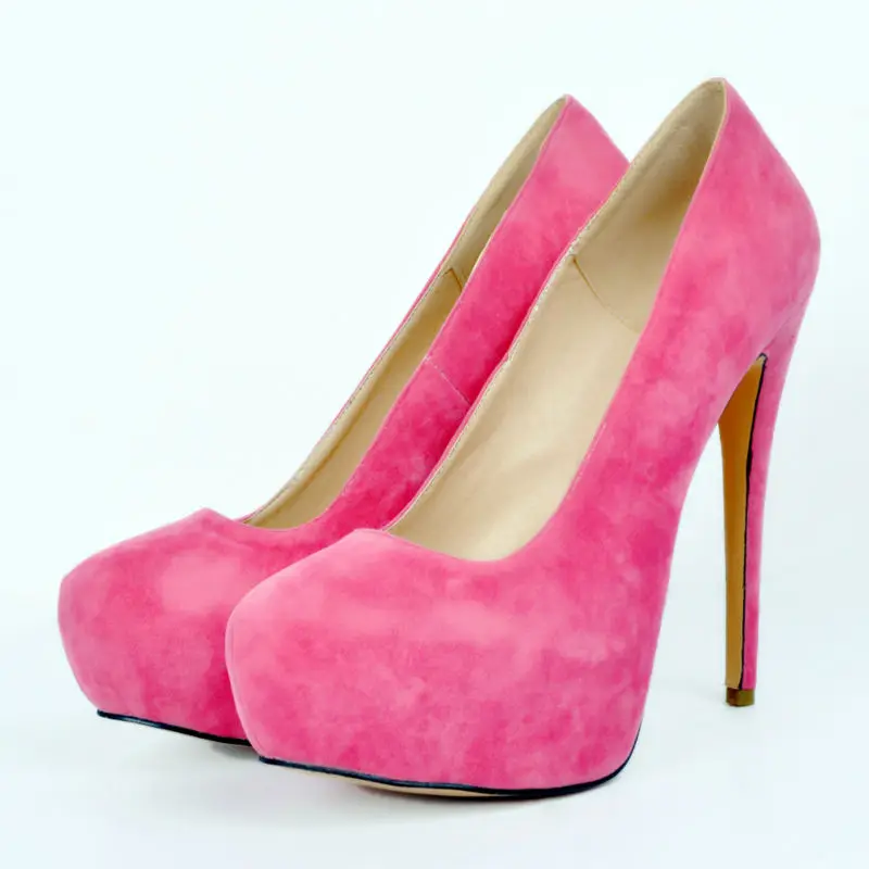 pink platform high heels