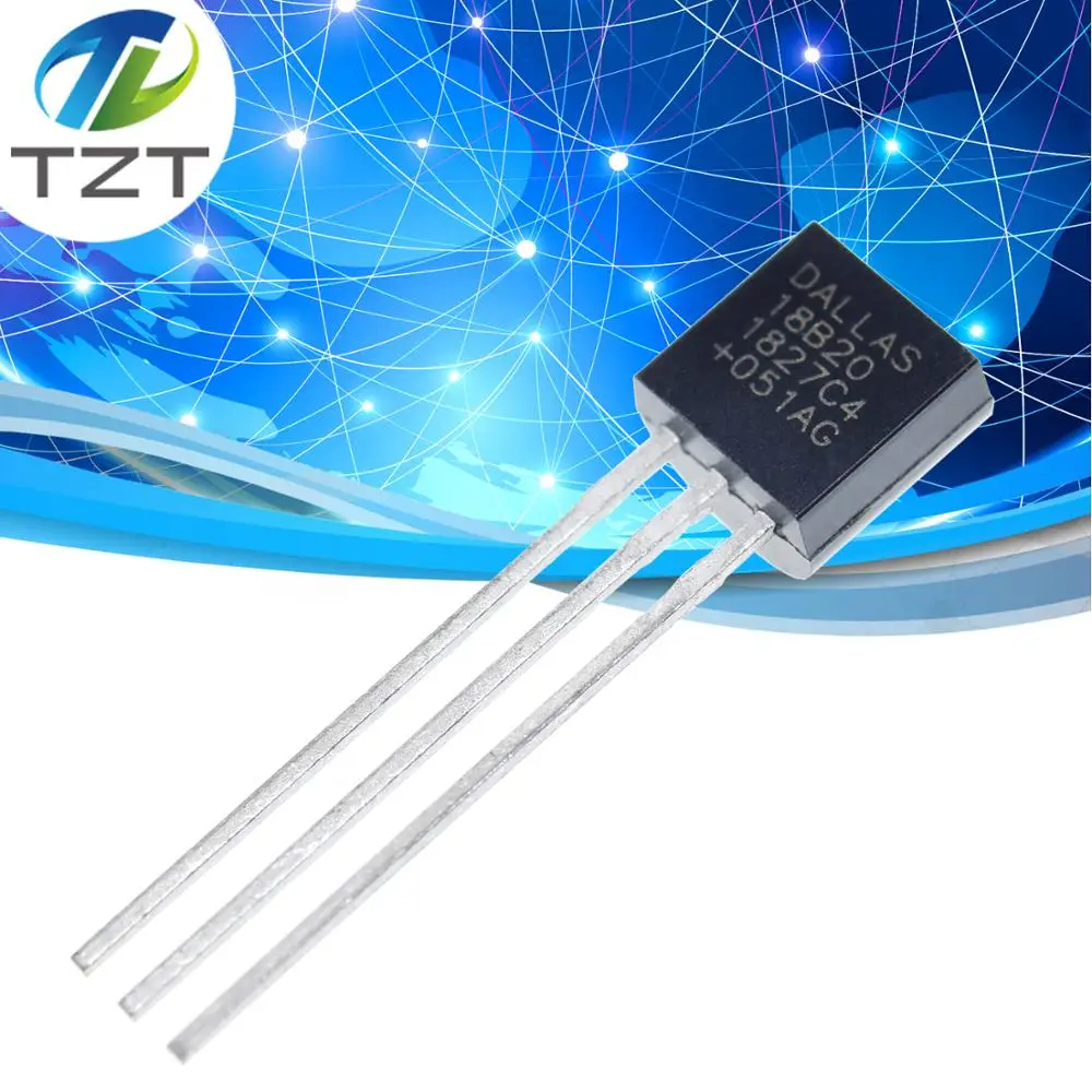 5 шт. датчик температуры DS18B20 18B20 TO 92 новый и оригинальный TO92 18B20|temperature sensor|ds18b20