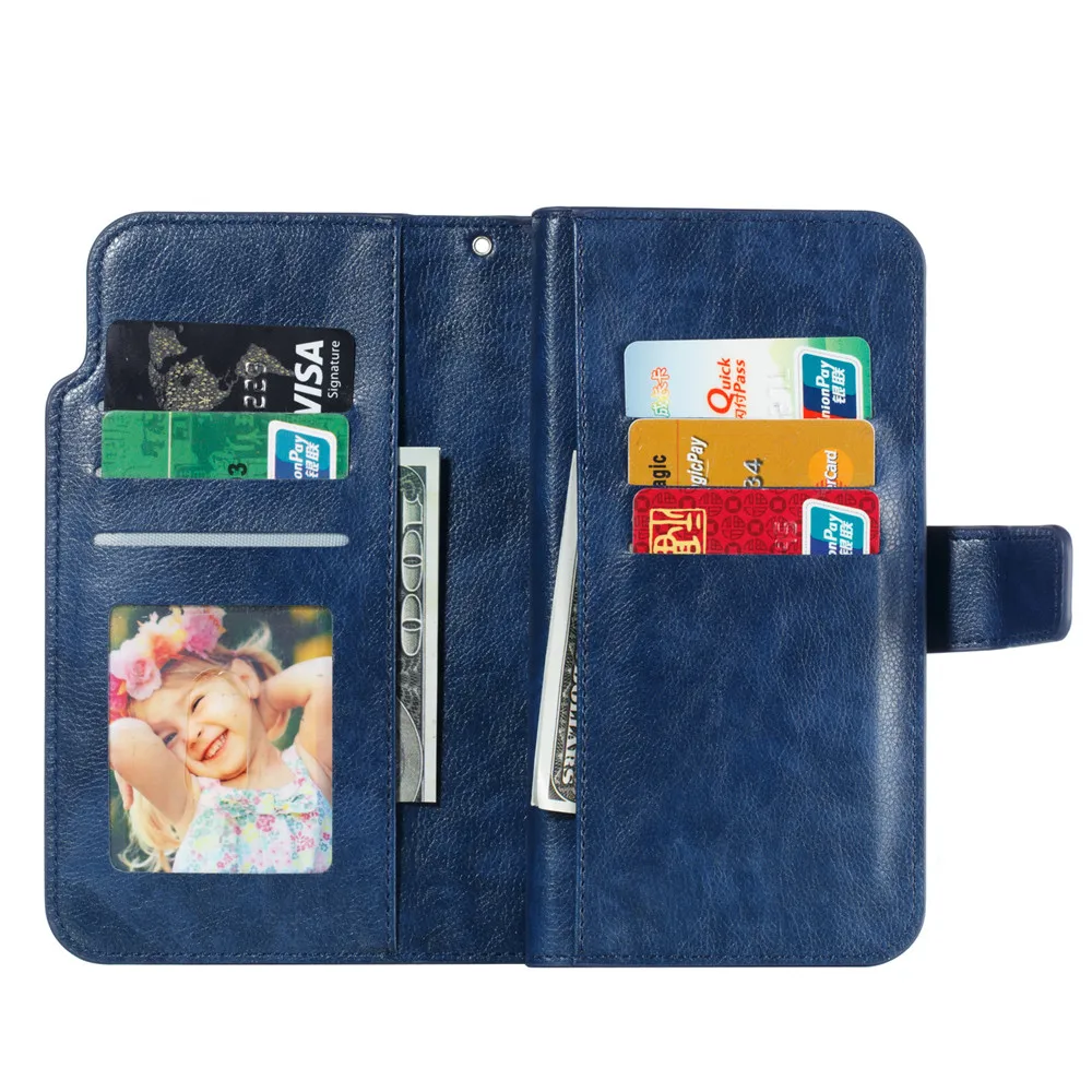 Leather case For Samsung Galaxy A6 A8 Plus A7 2018 Case Cover Wallet card holder Magnet Flip Phone cases on For Samsung Galaxy J4 J6 Plus Case Cover26