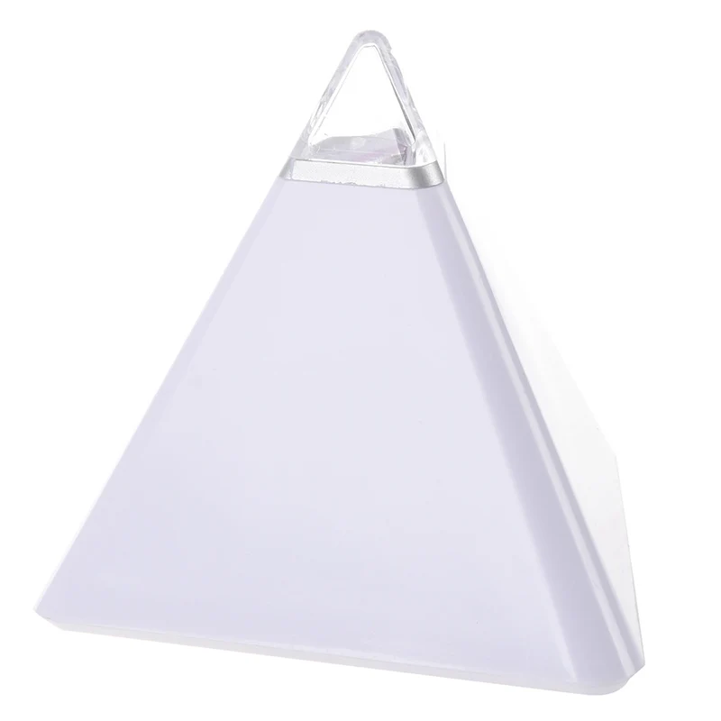 Пирамида цифровой будильник с изменением цвета ночник