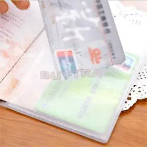 1 шт. защитный для паспорта рукав держатель карты ID Прозрачная Обложка для паспорта водонепроницаемый паспорт сумки