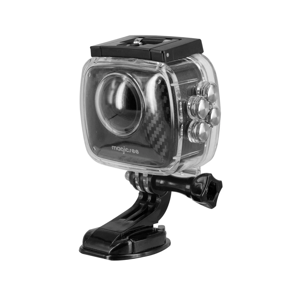 Magicsee P3 Sport Action camera 360 Camera Dual Lens waterproof case